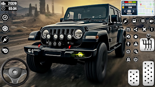 Android application Real Car Driving School Games screenshort