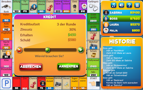 CrazyPoly ist das Business-Spiel Capture d'écran