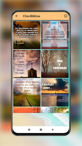 Android application Frases y Citas Bíblicas screenshort