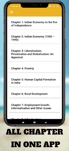 Class 11 Economics NCERT Book Screen 2