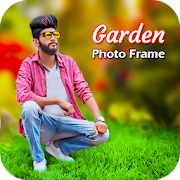 Garden Photo Frame : Photo Cut Paste Editor