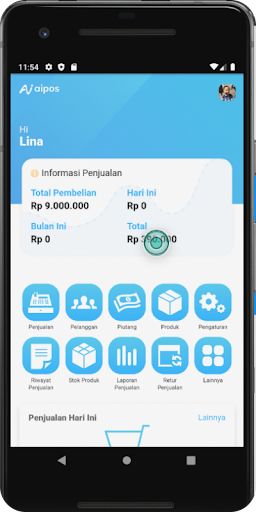 Android application AIPOS screenshort