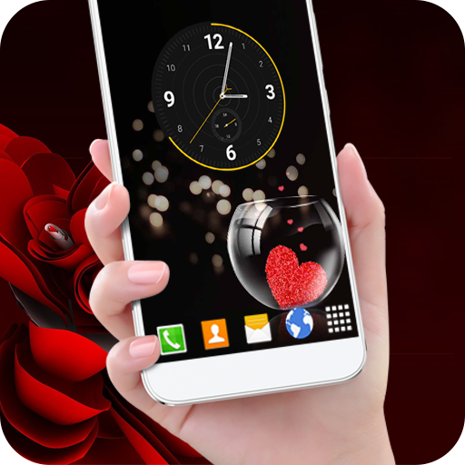 Love Clock Live Wallpapers HD logo
