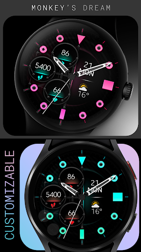 Android application Dream 115 - Analog watch face screenshort