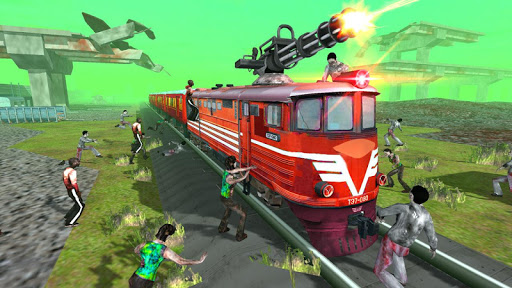 Train shooting - Zombie War 2.5 screenshots 1