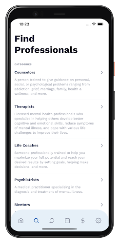 Therapute Screen 3