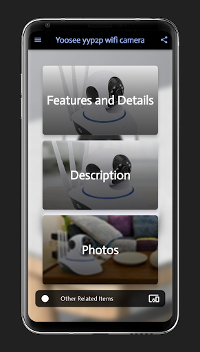 Android application Yoosee yyp2p wifi camera guide screenshort