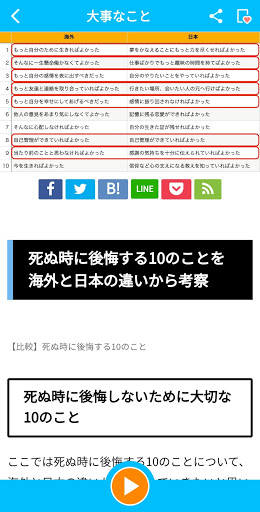 Important − things in life Screen 3