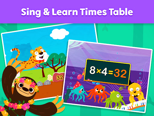 Screenshot of Pinkfong Fun Times Tables: Kid
