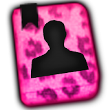 GO CONTACTS - Pink Leopard icon