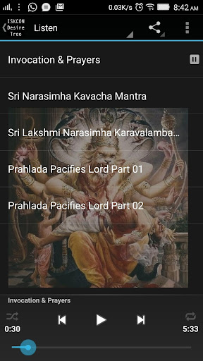 Narasimha Kavacha & prayers Screen 2