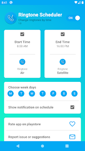 Ringtone Scheduler - Ringtone as per your mood Screenshot