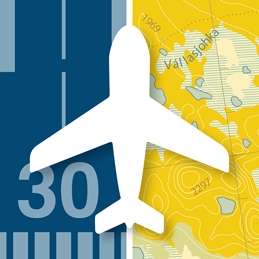 Svenska Flygfält & TMA-kartan logo