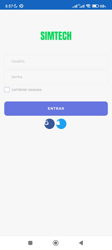 Android application Simtech Rastreamento screenshort