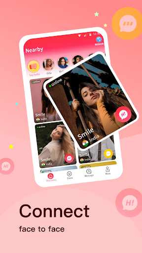 Android application Charm - Live Video & chatting screenshort