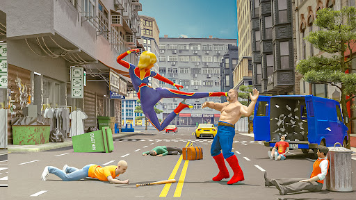 Miami Rope Hero:: Spider Games Screenshot 3 - AppWisp.com
