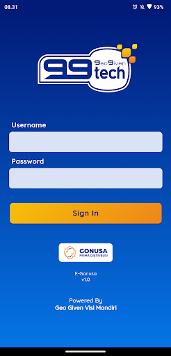Android application E-Gonusa screenshort