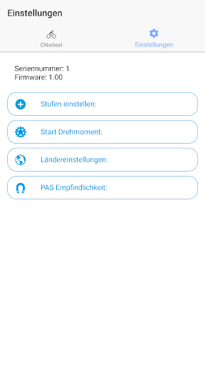 go-e ONwheel (WLAN) Screen 2