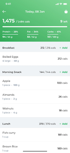 MoreBalance Training Screen 3