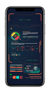 Hacker theme for KLWP