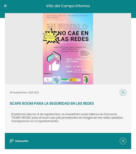 Villa del Campo Informa