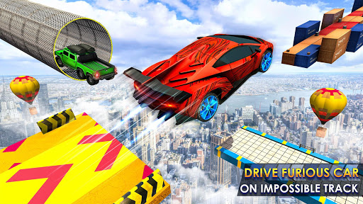 Mega Ramp Spiral Car Stunt Racing Games screenshots 2