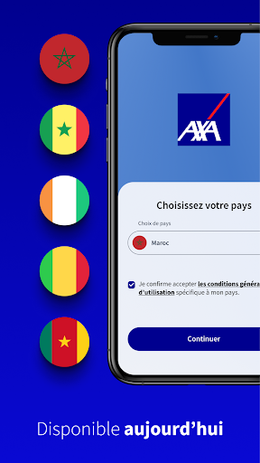 Android application MyAXA Maroc & CIMA screenshort