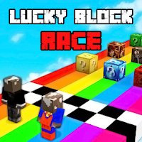 Lucky Block Race for Minecraft Pe (MCPE)