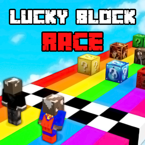 Captura 1 Lucky Block Race en Minecraft android
