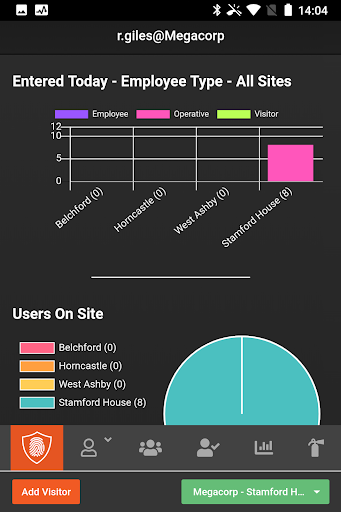 Android application ACMetrix screenshort