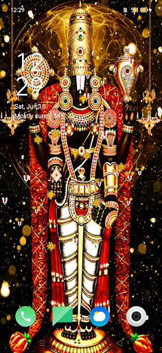 Lord Balaji Live Wallpaper Screen 2
