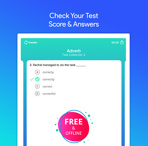Screenshot of English Grammar: Learn & Test