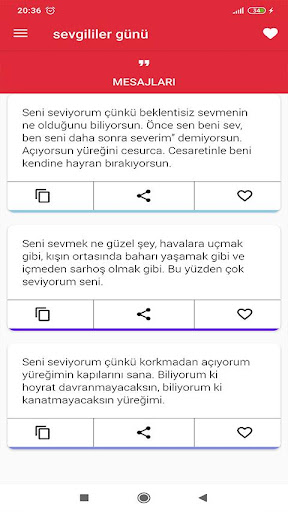 sevgililer günü güzel sms 2024 Screen 2
