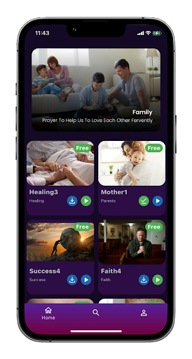 Android application Pray Up screenshort