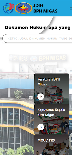 Android application JDIH BPH Migas screenshort
