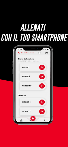 Android application FdS Personal Trainer screenshort