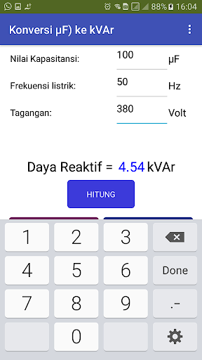 Capacitor Bank Analyzer Screen 3