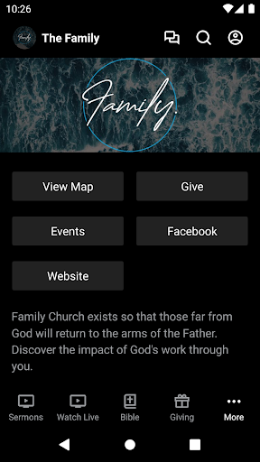 Family.Church App Screen 3