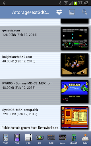 fMSX - MSX/MSX2 Emulator Screen 2