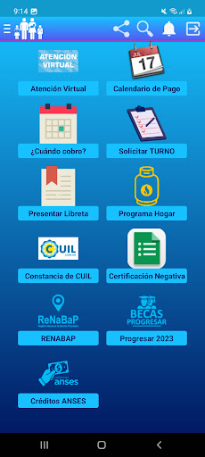 Android application Tramites Turnos Libreta y más screenshort