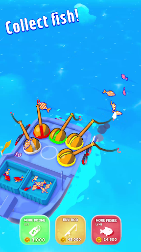 Android application Fishing Boat Merge screenshort