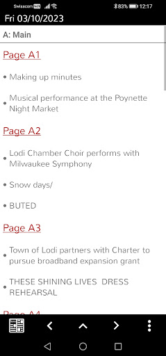 Lodi & Poynette Press Screen 2