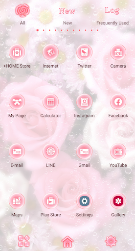 Elegant FlowersTheme +HOME Screen 3