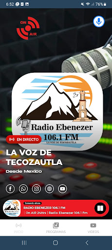 Radio Ebenezer 106.1 Fm Screen 2