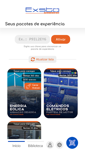 Android application Exsto Hub screenshort