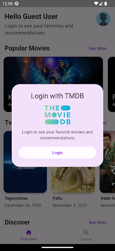 TMDB - Movies App Showcase Screen 2