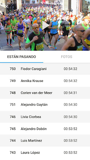 Live Federación Atletismo CyL Screen 2