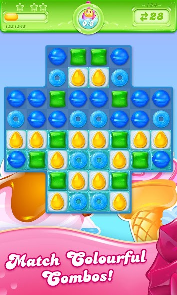 Candy Crush Jelly Saga 3.25.0 APK + Мод (Unlimited money) за Android