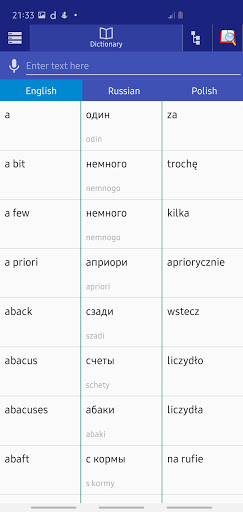 Russian Polish Dictionary