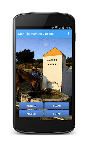 Android application Fuentes y pozas de Montilla screenshort